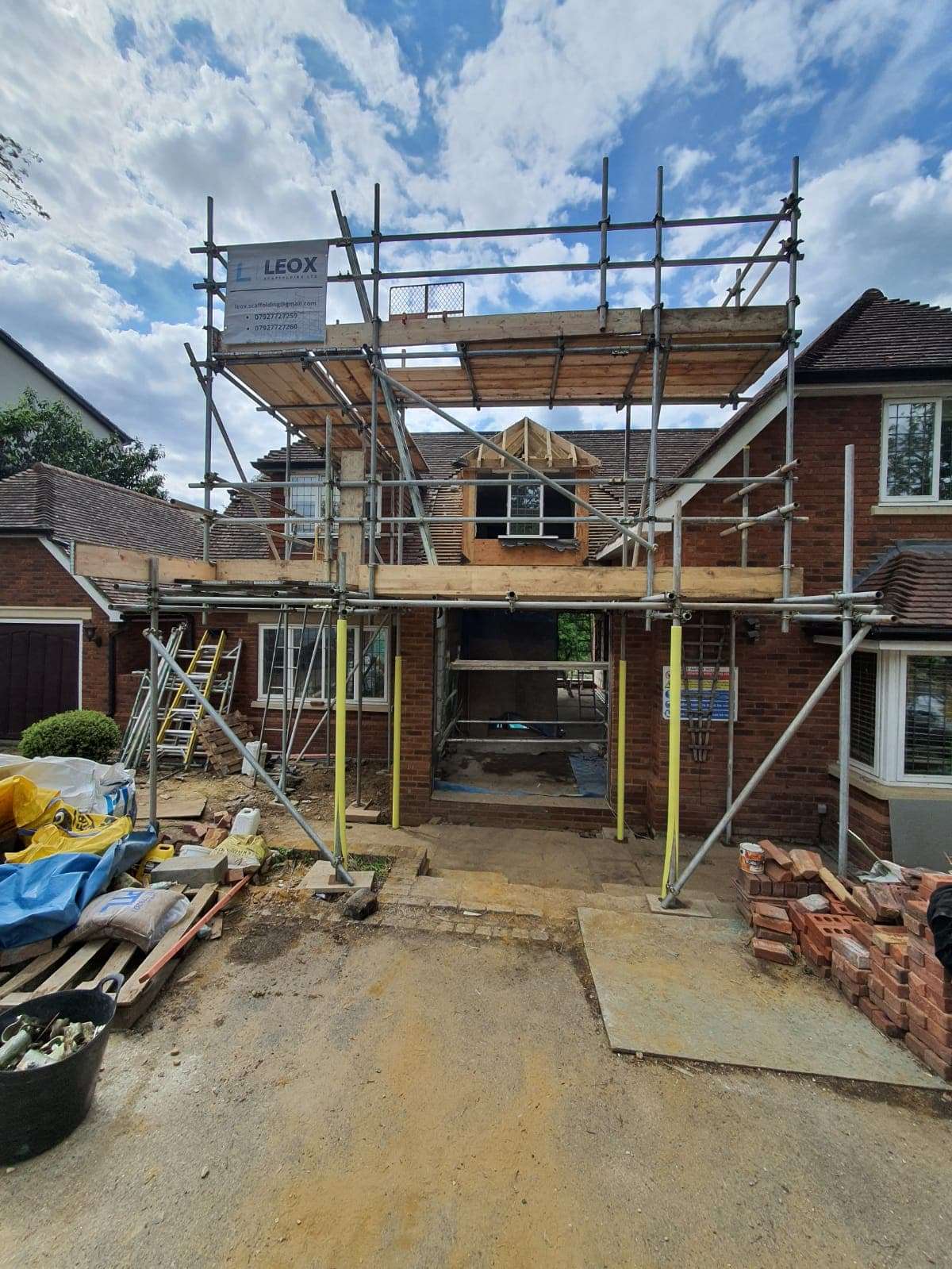 scaffolding companies London while home building