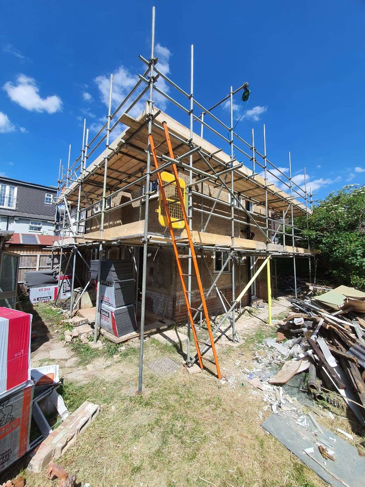 scaffolding companies London double floor