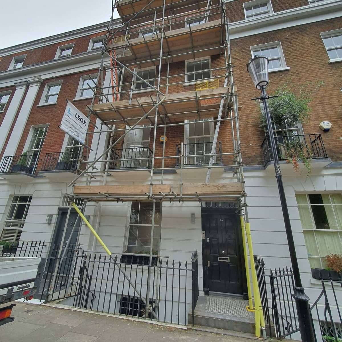 scaffolding company London staircase