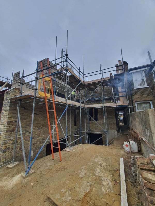 scaffolding rental London home building