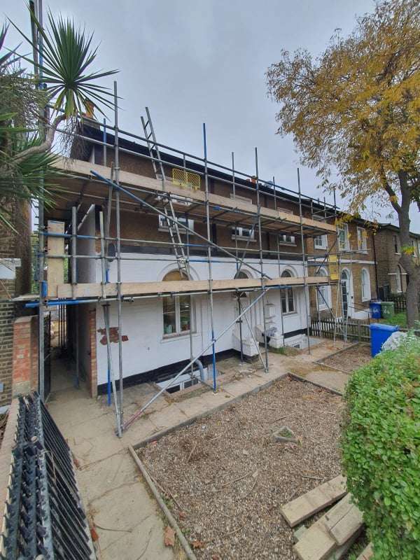 scaffolding rent London white house